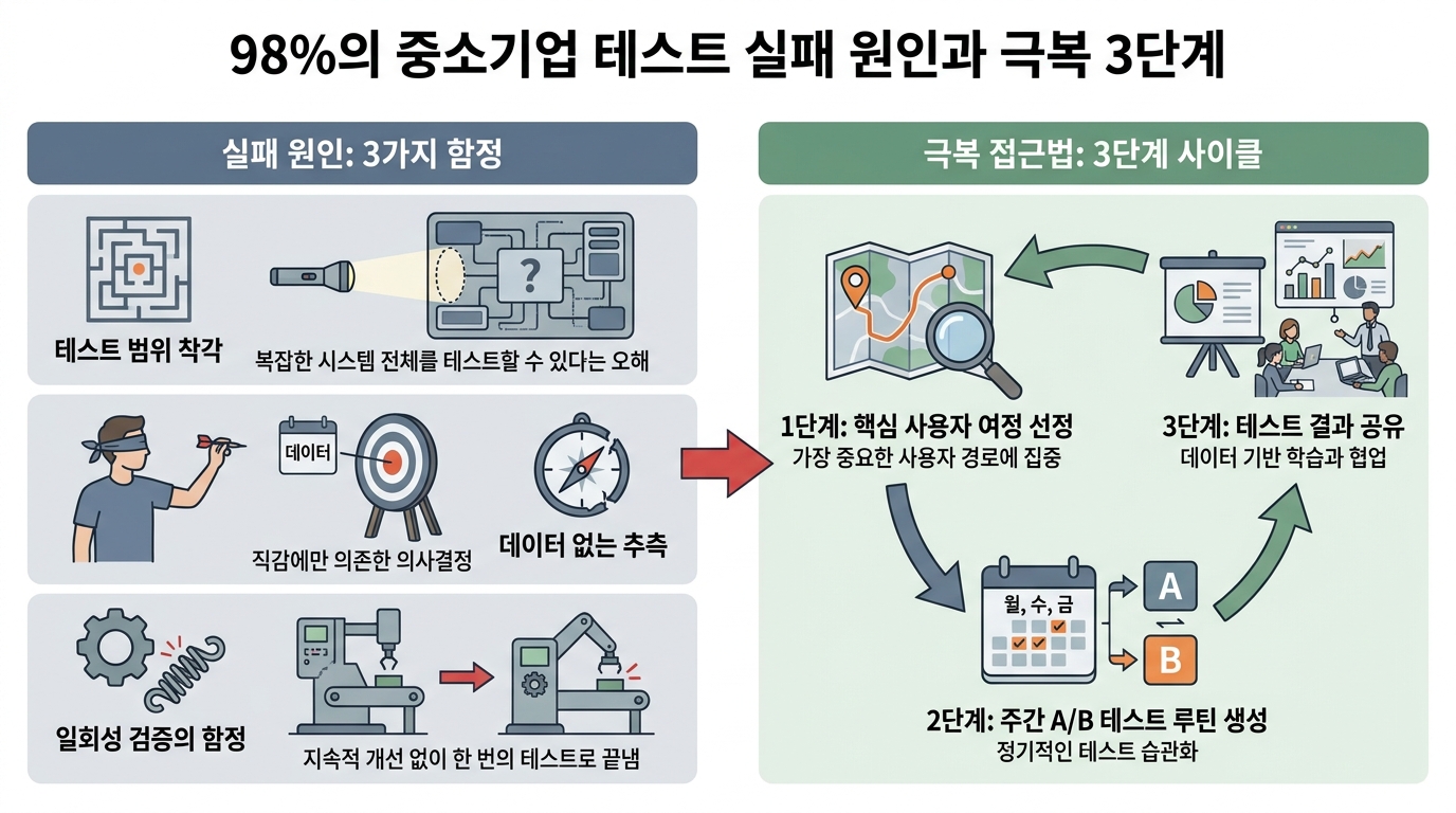 국내 중소기업과 글로벌 기업의 테스트 접근법 비교